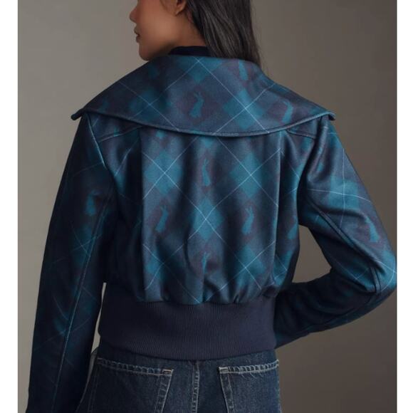 Maeve Shrunken Bomber Jacket - Picture 10 of 11
